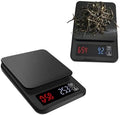 Ipetboom Digital Kitchen Food Scale with Timer High Precision Electronic Coffee Scale for Cooking and Baking Capacity USB Powered Black Portable Multifunctional Weighing Tool by Unknown