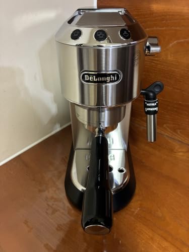 51mm Bottomless Portafilter Compatible with DeLonghi EC680 EC685 Espresso Machine Stainless Steel Portafilter Along with Espresso Filter Basket Coffee Bottomless Handle-ABS Plastic - Image 3