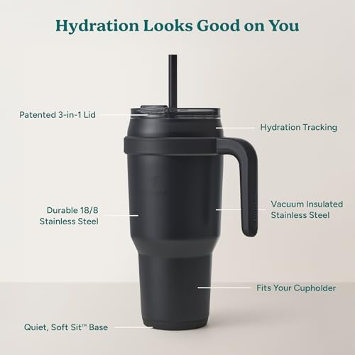 REDUCE 40 oz Stainless Steel Tumbler with Handle - Insulated Travel Mug - Image 4