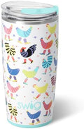 Swig Life 22oz Insulated Tumbler with Lid, Funky Chicken by SwigLife