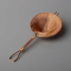 Tea Drain Strainer Filter Mesh Hand Weaving Fine Copper Drip Bowls Infuser for Loose Leaf Teapot Strainer With Handles Divider (B) - Image 3