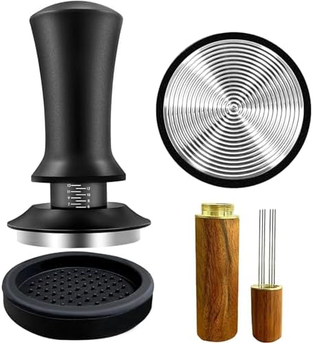 Professional Calibrated Spring Loaded Coffee Tamper Coffee Powder Needle Coffee Tamper Mat Perfect For Coffee Espresso Coffee Brewing Tool - Image 7