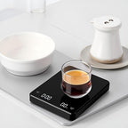 Rechargeable Coffee Scale, Portable Digital Kitchen Scale with Automatic Timing Rechargeable Mini Coffee Scales, Food Kitchen Scales for Baking, Cooking, and Meal Prep(Black) - Image 7