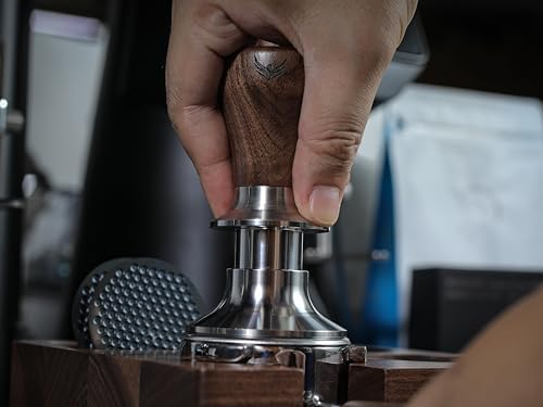 57mm Tamper Walnut Calibrated Espresso Tamper - Image 5