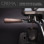 CREMA Coffee Products 53.3mm Hand Tamper & Coffee Distributor | Compatible with Breville Portafilters | Double-Sided, Adjustable Depth Tool | Made with Durable 304 Stainless Steel | Black - Image 5