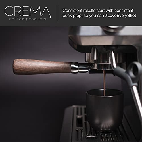 CREMA Coffee Products 53.3mm Hand Tamper & Coffee Distributor | Compatible with Breville Portafilters | Double-Sided, Adjustable Depth Tool | Made with Durable 304 Stainless Steel | Black - Image 5