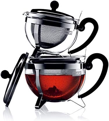 Bodum 1921-16-6 Chambord Tea Pot, 44 oz, Chrome - Image 4