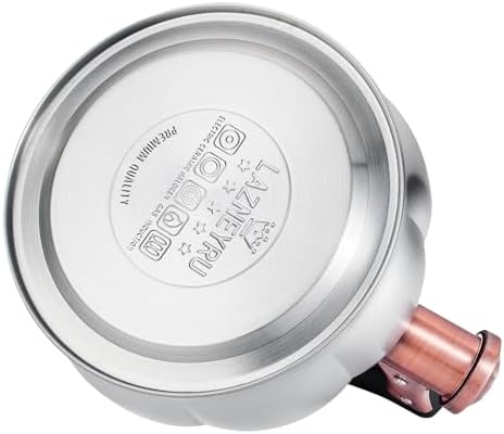 Stainless Steel Tea Kettle for Stove Top Teakettles Stovetop Whistling with Heat Proof Ergonomic Handle 2.5 Quart - Image 5