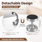 Supvox® Espresso Shot Mirror with Adjustable Base for Espresso Use - Image 2