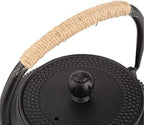 Tea Kettle Whistling Pots Home Stovetop Teapot 800ML Cast Iron with Removable Infuser - Image 6