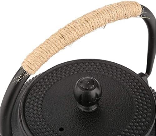 Tea Kettle Whistling Pots Home Stovetop Teapot 800ML Cast Iron with Removable Infuser - Image 6