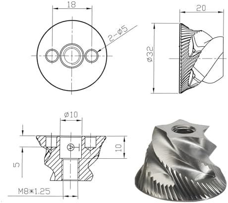 Conical Grinder Burr Set Replacement Stainless Steel Conical Grinder Burr Set 48mm Coffee Spare Parts - Image 3