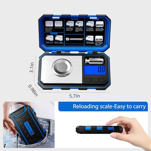 UNIWEIGH Digital Reloading Scale Precision 1500 Grains x 0.1gn gram Scales - Image 6