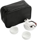 Ceramic Porcelain Kung Fu Travel Tea Set 3/5 Pcs Bag Box by Unknown