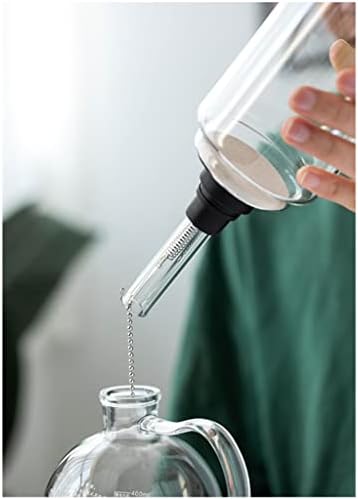 JITEM Cafetera Syphon Vacuum Coffee Maker Glass Electric Siphon Pot Knob Operation 360° Base Keep Warm 500W 400ML Manual Preparation Mode for Coffee or Tea - Image 5