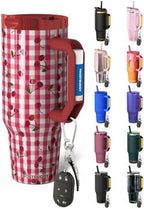 Frost Buddy Thicc Buddy 40oz Insulated Tumbler | Cherry Gingham1 by FrostBuddy