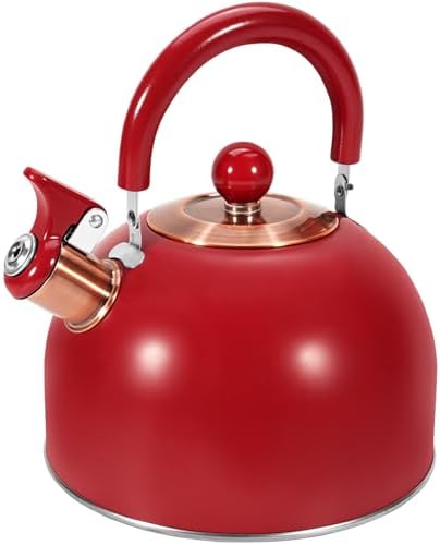 GGC Whistling Tea Kettle for Stove Top, 85OZ/2.6QT Stainless Steel Tea Pot by GGCProducts