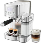 URintells Cuising Espresso Machine with Stepless Adjustment Milk Frother by URintellsCuising