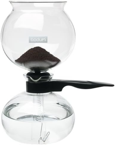 Bodum 34 oz Pebo Vacuum Coffee Maker, High Heat Borosilicate Glass, Black - Image 6