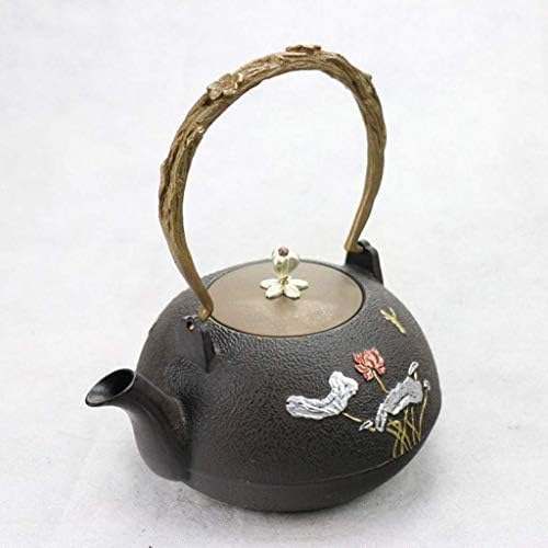 Cast Iron Teapot Japanese Style Tetsubin Tea Kettle 1L - Image 6