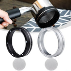 FABULETTA 54mm Espresso Dosing Funnel and 53.5mm Stainless Steel Puck Screen Set for 54mm Portafilter – For Barista-Grade Coffee Dosing For Ring & Espresso Puck Scr(silver) - Image 7
