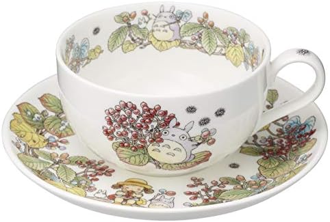Noritake T97285A/4660-5 Milk Tea Cup & Saucer, 11.8 fl oz (325 cc), My Neighbor Totoro Gajimi Edition, Microwave Safe, 1 Guest, Bone China - Image 5