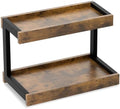 MARTY Counter Shelf Organizer, 2 Tier Spice Rack for Countertop, Brown by MARTY