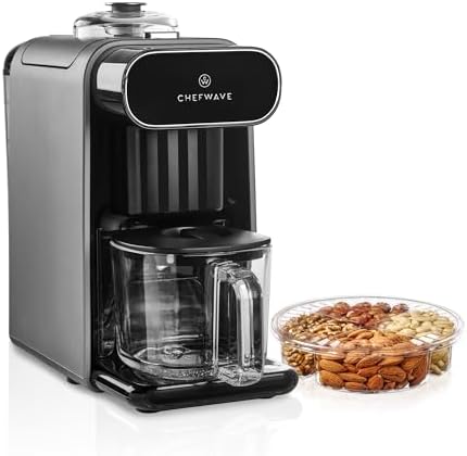ChefWave Milkmade (Silver, Black) 6-in-1 Plant-Based Milk Maker Bundle - Image 5