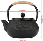 Cast Iron Teapot Japanese Tetsubin Tea Kettle with Infuser Japanese Tetsubin Kettle Stovetop Tea Kettle Hot Water Kettle for Long Lasting Flavor 800ml - Image 6
