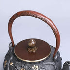 Cast Iron Tetsubin Teapot 1200ml Japanese Retro Handmade Tea Kettle With Infuser For Loose Leaf Tea Brewing - Image 2