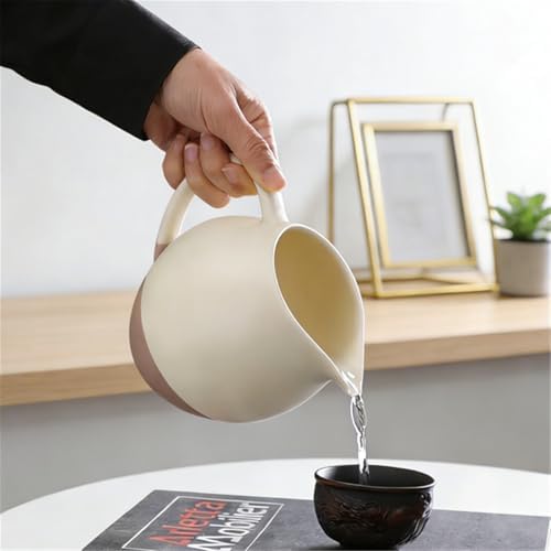 Ceramic Pours Over Coffee Brewer Dripper and Carafe Pots Set for Hot and Cold Brewing Enthusiasts Gift Pitcher - Image 4