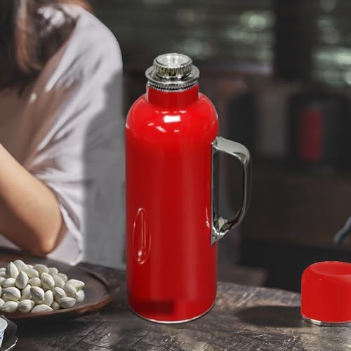 FixtureDisplays High-End Heirloom with Built-in Thermometer& Lid/Cup,Patented Switch,Tipple Coated Stainless Steel Vacuum Insulated Bottle - Keeps Beverages Hot or Cold for 24Hour,20 Oz 22102NEW-NPF - Image 3