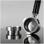 Portafilter Funnel 10 Pcs Coffee Metering Rings Magnetic Funnel Espresso Machine Accessories Barista Tools(Black,51mm) - Image 6