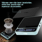 IKAPE Digital Coffee Scale, Premium Aluminium Espresso Scales with Timer, 2kg/0.1g High Precision Rechargeable Drip Espresso Scale with Tare Function, LED Display(Green) - Image 5