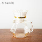 Brewista 300ml/10oz X Series Glass Coffee Carafe, Small Pour Over Glass Pot Server, 1-2 Cups, Polygonal Design for Improved Flavor, Heat Resistant Odorless Glass Pitcher - Image 4