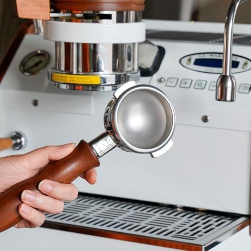 watchget 58mm Espresso Portafilter Basket 316 Stainless Steel Filter Basket Spherical Bottom Design for Even Espresso Extraction, Compatible with 58mm Espresso Machines - Image 5