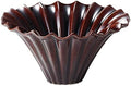Koyo Pottery 19761358 KOYO Coffee Dripper, Ceramic, Stylish, Diameter Approx. 5.1 inches (13 cm), Cafe, Coffee, Drip Equipment, Flare, Garnet, Brown, Made in Japan by Unknown