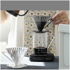 1-2 Cup/2-4 Cup Espresso Filter Portable Barista Tools,PC Coffee Dripper With Handle Drip Coffee Cone Filter(1-2 Cup Clear) - Image 4