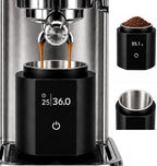 Espresso Scale with Auto Timer, 3‑in‑1 SUS304 Coffee Dosing Cup, 0.1g Precision 300g, USB‑C Rechargeable OLED Display, Portable Shot Scale for Coffee Beans & Ground Powder, Black by Unknown