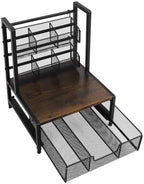 Tea Bag Organizer with Drawer, 3-Tier Coffee Pod Holder for Countertop - Image 3