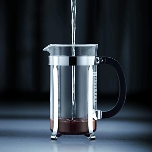 Bodum 34oz Chambord French Press Coffee Maker with BPA-Free Tritan Plastic Carafe, Brushed - Image 4