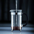 Bodum Chambord French Press Coffee Maker with BPA-Free Tritan Plastic Shatterproof Carafe, 17 Ounce, Chrome - Image 4