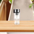 Healeved Double Walled Glass Tea Infuser Tumbler 240ml with Handle - Image 7