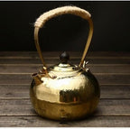 Tea Pots For Loose Tea 750ml Chinese Traditional Copper Kettle, Coffee Pot, Loose Tea Teapot, Retro Tea Teapot, Chinese Tea Ceremony Supplies Tea Infuser Pot(Vintage bronze) - Image 3