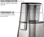 OVENTE Electric Coffee Grinder with Stainless Steel Blade, Silver CG620S - Image 2