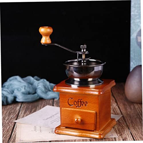 Alipis Fellow Coffee Grinder Manual Hand Crank Burr Mill Bean Grinder for Home Use - Image 7