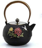 Cast Iron Tea Pot Set Japanese teapot Tetsubin Kettle Drink Kungfu Tools Stainless Steel by Unknown