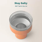REDUCE Saltini 16oz Margarita Tumbler - Insulated Cocktail Glass with Lid - Image 4