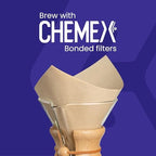 Chemex Pour Over Coffee Maker, Twisted Glass Handle, 6 Cup 30 oz, Tidal - Image 3