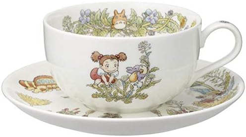 Noritake T97285A/4660-2 Milk Tea Cup & Saucer, 11.8 fl oz (325 cc), My Neighbor Totoro, Dandelion, Microwave Safe, 1 Guest, Bone China - Image 2